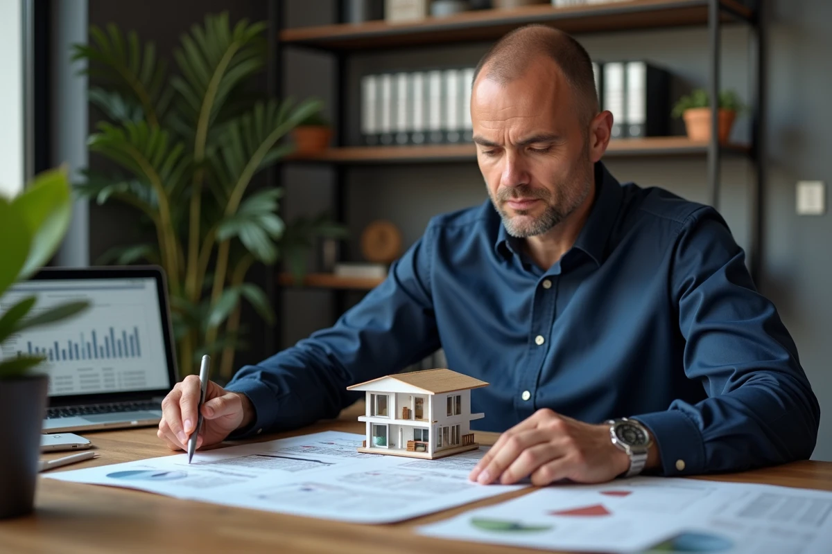 Propriétaire investisseur immobilier étudiant les documents Pinel pour prolonger son dispositif après 6 ans
